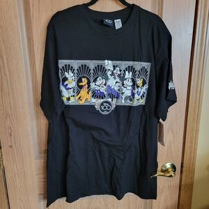 Disney company 100 year shirt with classic Disney characters in XXL